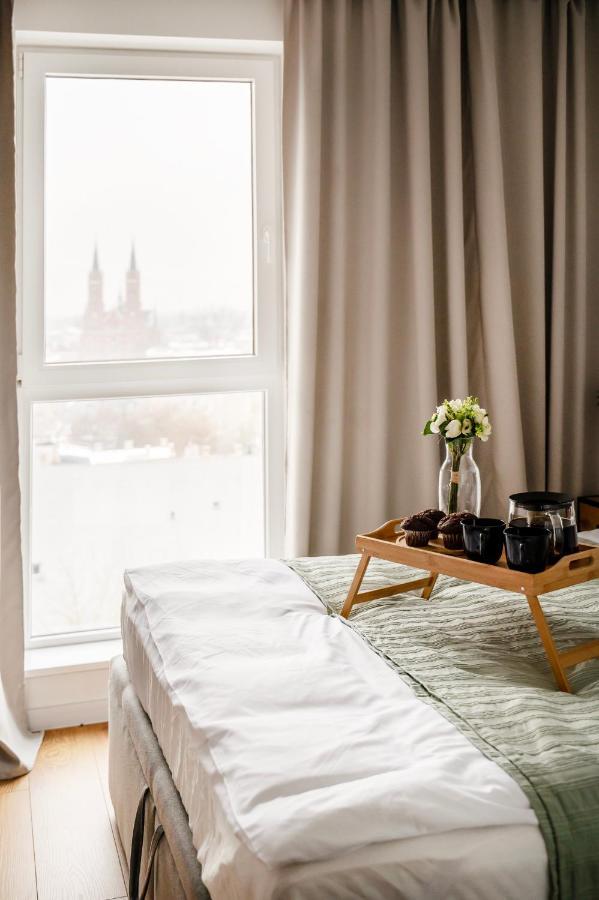 9Th Floor Lodz Manufaktura Apartments With Parking By Rentujemy 외부 사진