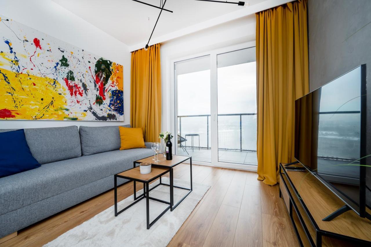 9Th Floor Lodz Manufaktura Apartments With Parking By Rentujemy 외부 사진